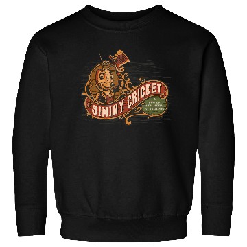 Discover Disneyss Pinocchio Jiminy Cricket High Moral Standards Sweatshirts