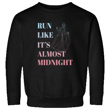 Discover Disney Cinde Run Like Midnight Ombre Sweatshirts
