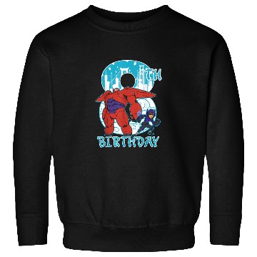 Discover Disney Big Hero 6 Baymax Hiro 8th Birthday Graph Sweatshirts