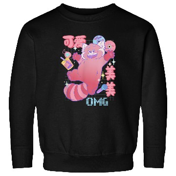 Discover Disneyss Pixars Turning Red Mei Omg Kanji Sweatshirts