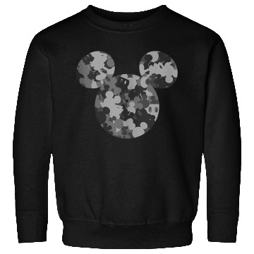 Discover Disneyss Mickey Camo Gray Sweatshirts