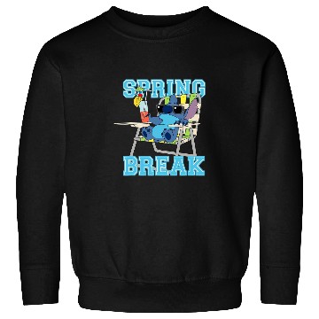 Discover Disney Stitch Beach Chair Chill Spring Break Sweatshirts