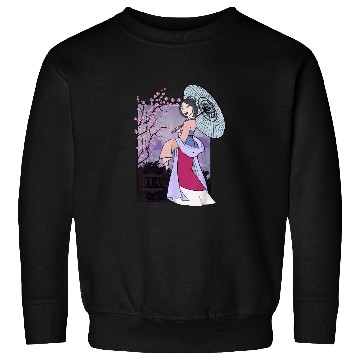 Discover Disney Mulan Honor To Us All Cherry Blossoms Gra Sweatshirts