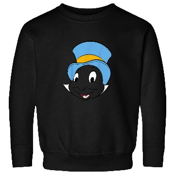 Discover Disney Pinocchio Jiminy Cricket Big Face Sweatshirts
