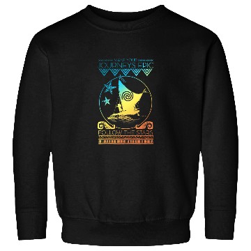 Discover Disney Moana Epic Journeys Rainbow Gradient Grap Sweatshirts