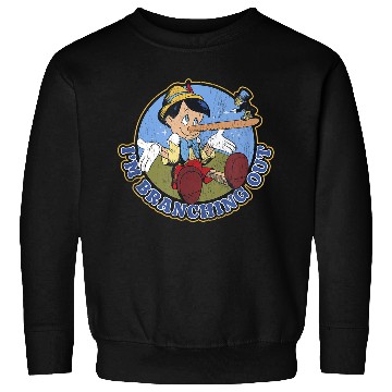 Discover Disneyss Pinocchio Jiminy Cricket Branching Out Sweatshirts