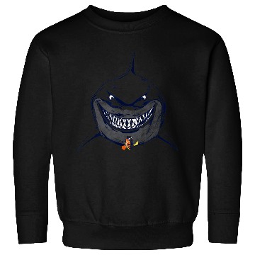Discover Disney pixars Finding Nemo Hello Bruce Big Chest Portrait Sweatshirts