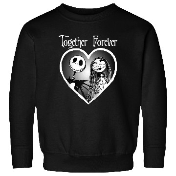 Discover Disney Nightmare Before Christmas Drip Heart Raglan Baseball Tee Sweatshirts