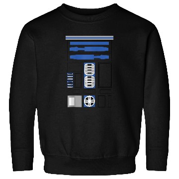 Discover Halloween R2-D2 Costume Disney+ Raglan Baseball Tee Sweatshirts