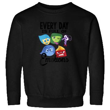 Discover Disney Inside Out Every Day Emotions Raglan Baseball Tee Sweatshirts