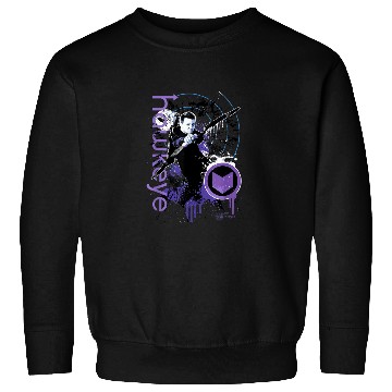 Discover Marvel Hawkeye Disney Plus Target Paint Splatter Sweatshirts
