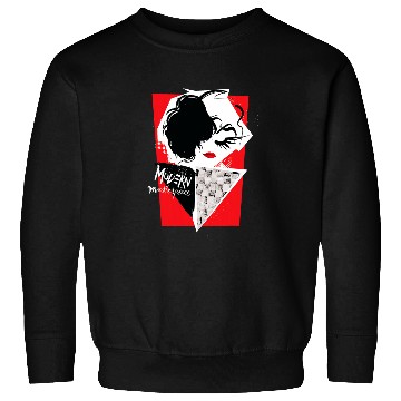 Discover Disney Cruella Modern Masterpiece Collage Sweatshirts