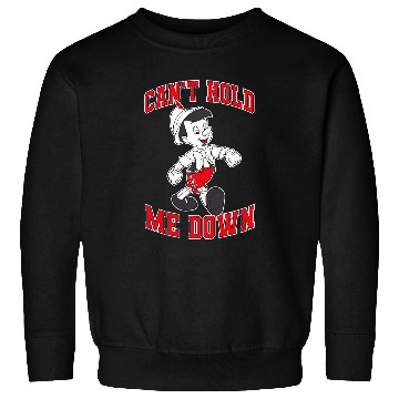 Discover Disney Pinocchio Can't Hold Me Down  Portrait Sweatshirts