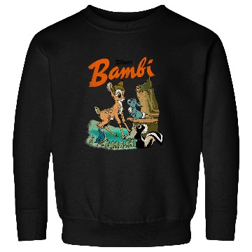 Discover Disney Bambi  Group Poster Sweatshirts