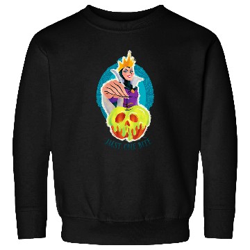 Discover Disney Villains Evil Queen Poison Apple Just One Bite Sweatshirts