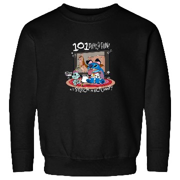 Discover Disney 100 Stitch in Costume 101 Dalmatians Fun Sweatshirts