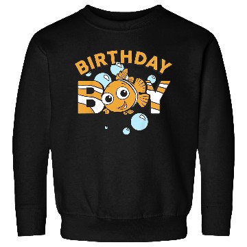 Discover Kids Disney Pixar Finding Nemo Birthday Boy Cute Nemo Youth Sweatshirts