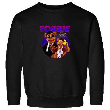 Discover Disney The Muppets Fozzie Bear Gradient Neon Cir Sweatshirts