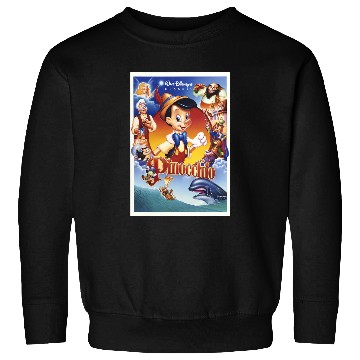 Discover Disney Pinocchio Movie Poster Group Shot Sweatshirts