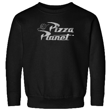 Discover Disney Toy Story Pizza Planet Distressed Logo Sweatshirts