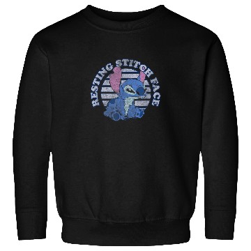 Discover Disney Lilo Stitch Resting Stitch Face Sweatshirts