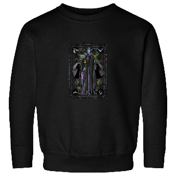 Discover Disney Sleeping Beauty Maleficent Floral Tarot C Sweatshirts