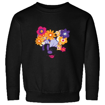 Discover Disney Minnie Mouse Flowers Winking Garden Spring Sweatshirts