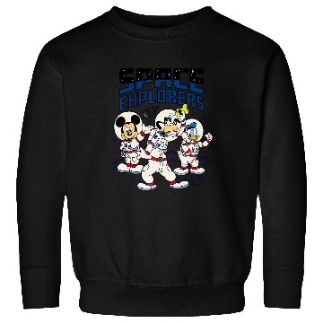 Discover Disney Mickey Goofy Donald Space Explorers Sweatshirts