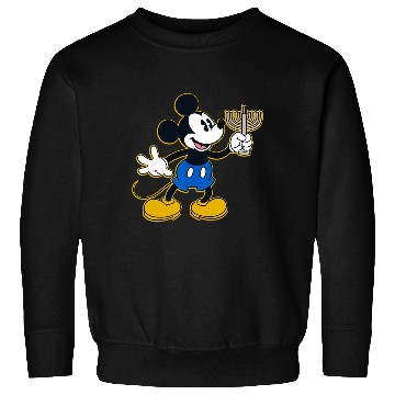 Discover Disney Mickey Mouse Hanukkah Menorah Happy Holidays Sweatshirts