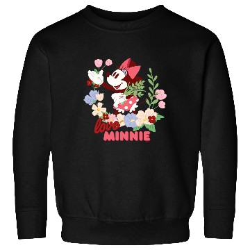 Discover Disney Love Minnie Mouse Botanical Garden Flowers Spring Sweatshirts