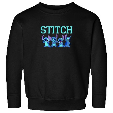 Discover Disney Lilo Stitch Multi Pose Line Up Sweatshirts