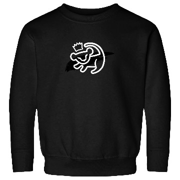 Discover Disney Lion King Simba Cave Painting Smear Graph Sweatshirts