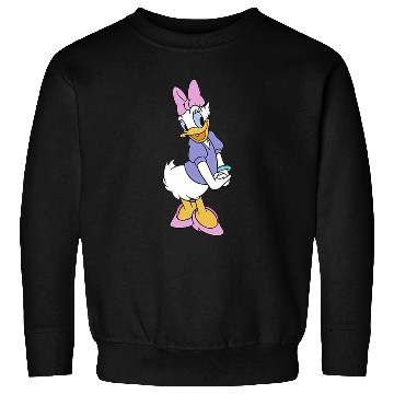 Discover Disney Mickey And Friends Daisy Duck Small Pocket Logo Sweatshirts