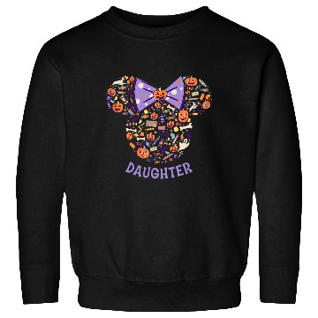 Discover Disney Minnie Mouse Icon Halloween Daughter Sweatshirts