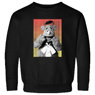 Discover Disney The Muppets Silly Fozzie Bear Distressed Big Portrait Sweatshirts