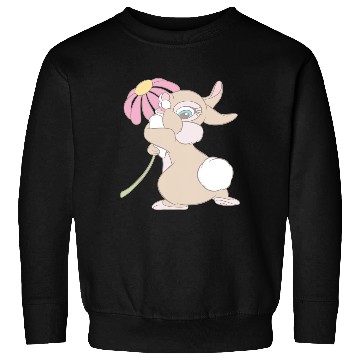 Discover Disney Bambi Cute Flirty Thumper Rabbit Big Chest Portrait Sweatshirts