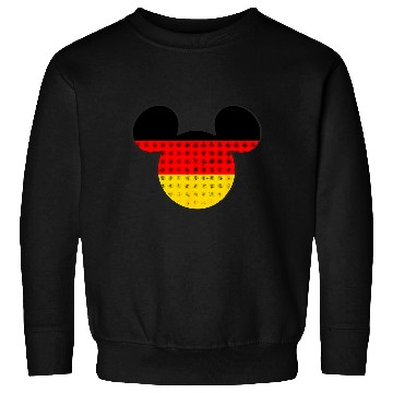 Discover Disney Mickey Mouse Logo Germany Flag Fill Sweatshirts