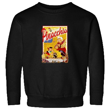 Discover Disney Pinocchio  Storybook Poster Sweatshirts