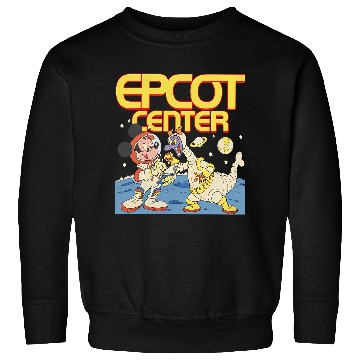 Discover Disney Epcot Mickey & Dragon Figment Astronaut Sweatshirts
