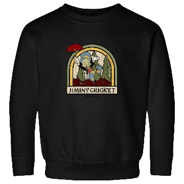 Discover Disney Pinocchio Jiminy Cricket Established 1940 Sweatshirts
