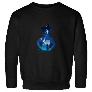 Discover Disney Peter Pan Midnight London Flight Silhouet Sweatshirts