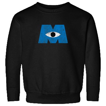 Discover Disney Pixar Monsters Inc Distressed Cyclops Blu Sweatshirts