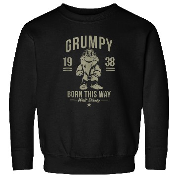Discover Disney Snow White Grumpy Born This Way 1938 Sweatshirts
