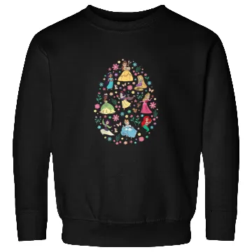 Discover Disney Princess Spring Flower Filled Easter Egg Sweatshirts