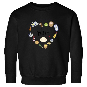 Discover Disney Pixarss Bao Ingredients Heart Shaped Dumpling Chibi Sweatshirts