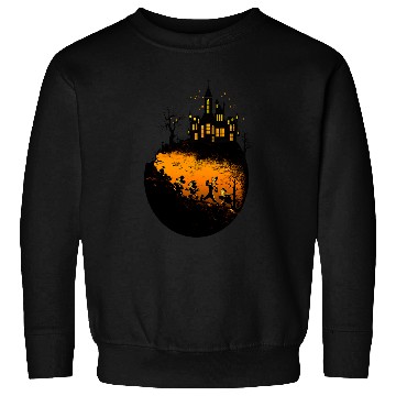 Discover Disney Mickey And Friends Halloween Group Shot Sweatshirts