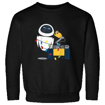 Discover Disney Pixar Wall-E Eve Christmas Light Wrap Graphic Sweatshirts
