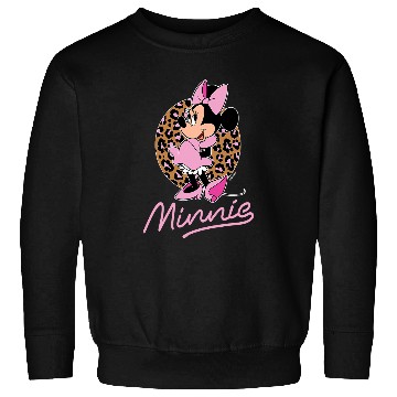 Discover Disney Minnie Leopard Print Sweatshirts