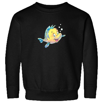 Discover Disney The Little Mermaid Flounder Bubbles Sweatshirts