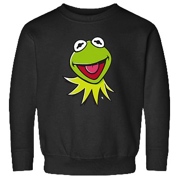 Discover Disneyss The Muppets Kermit Happy Faces Left Chest Pocket Logo Sweatshirts